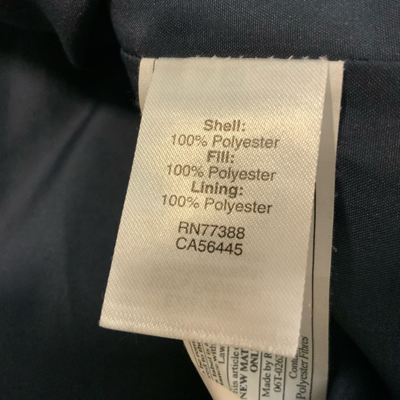 J. Crew Merchantile Navy Blue Quilted Puffer Vest Small - Picture 12 of 12